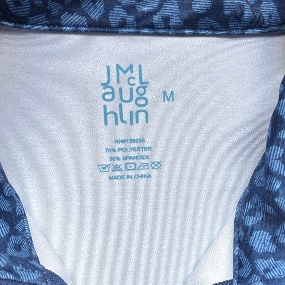 J. McLaughlin Blue Patterned Ski Jacket NWT - image 2